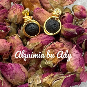 Alquimia by Ady Gold and Black Earrings